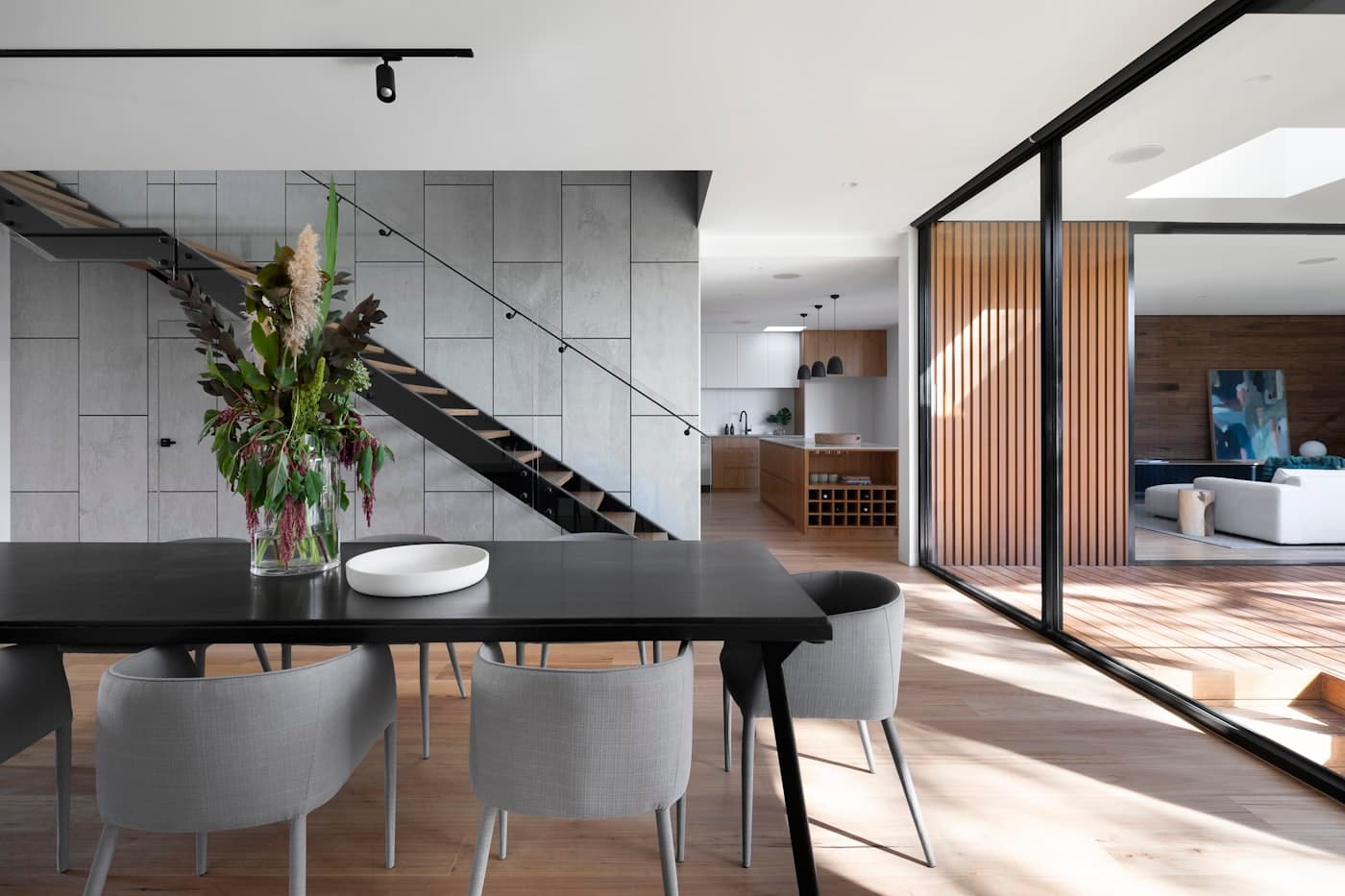 Bright renovated home interior