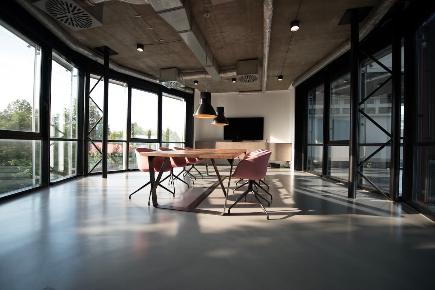 Modern office interiors for investors