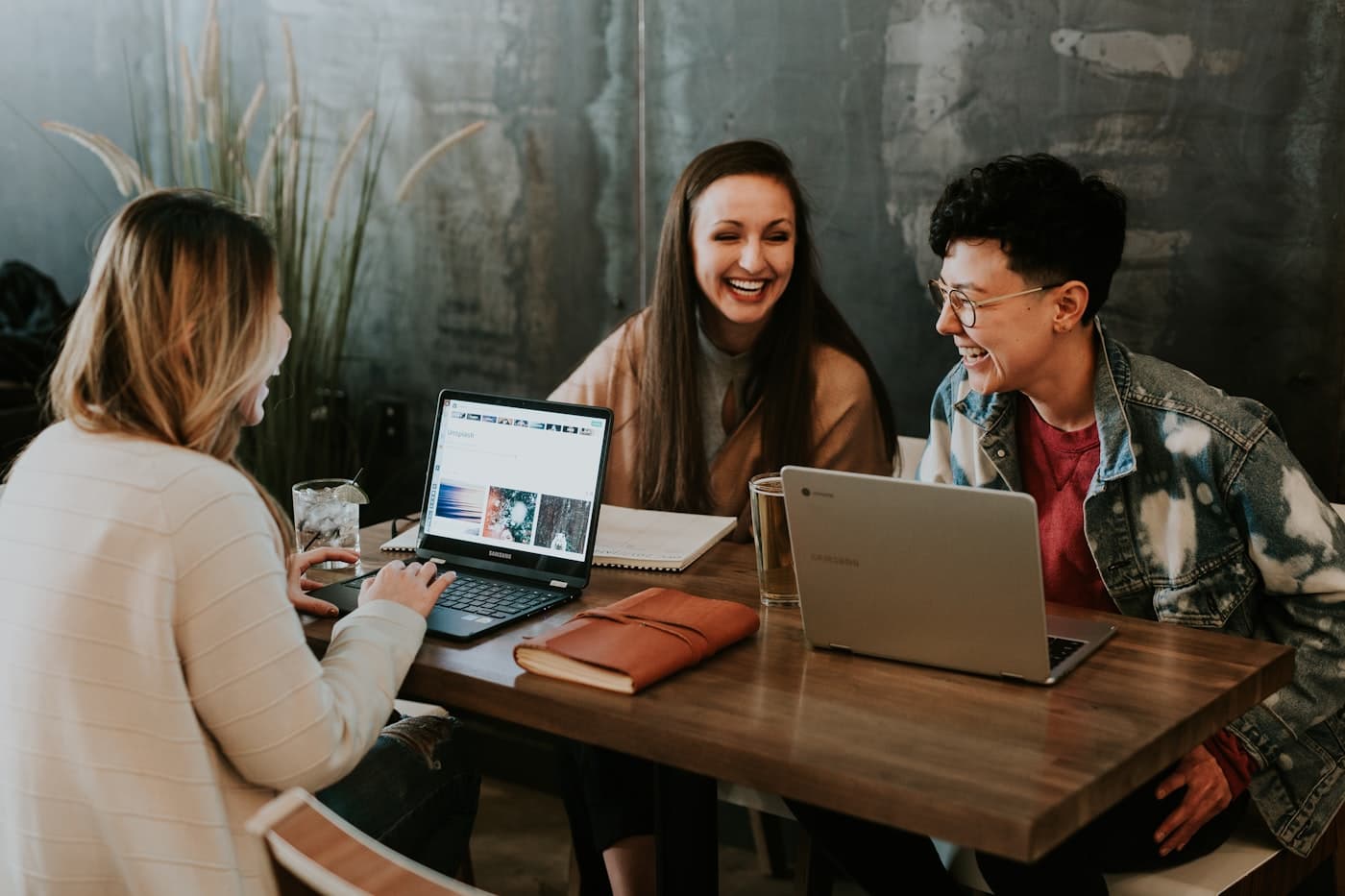 Collaborative small-business team