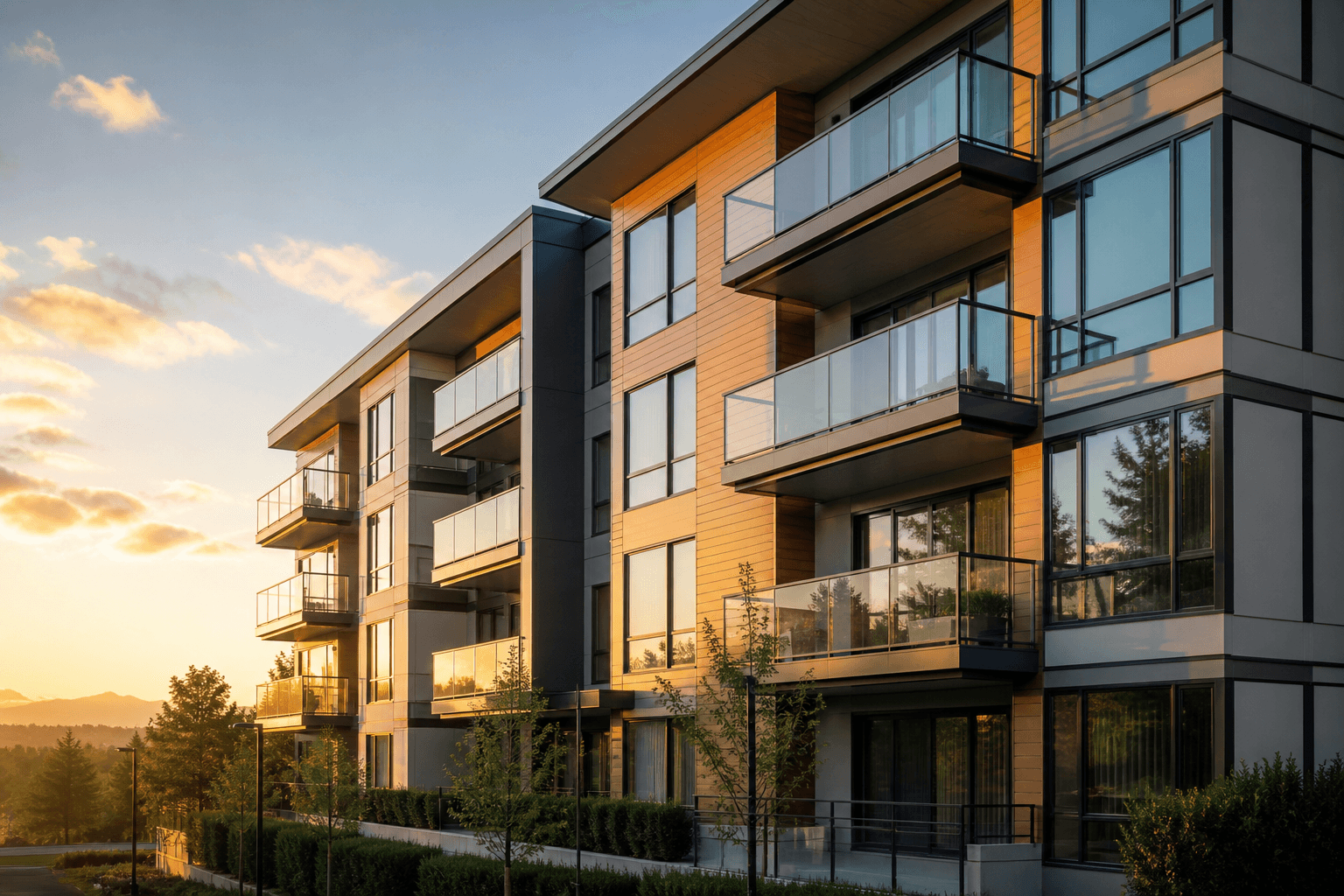 Modern multi-family investment property